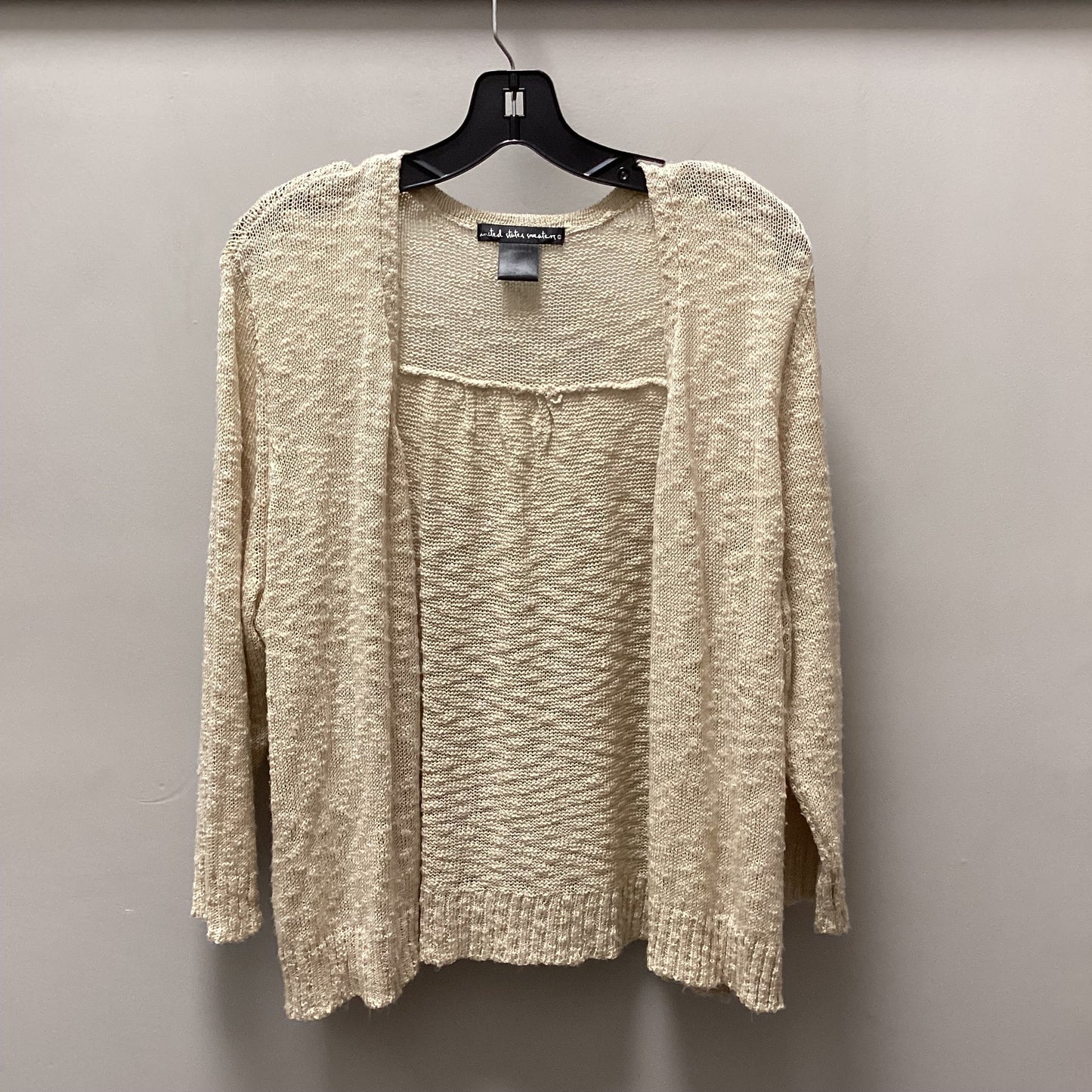 Cardigan By United States Sweaters In Tan, Size: Xl