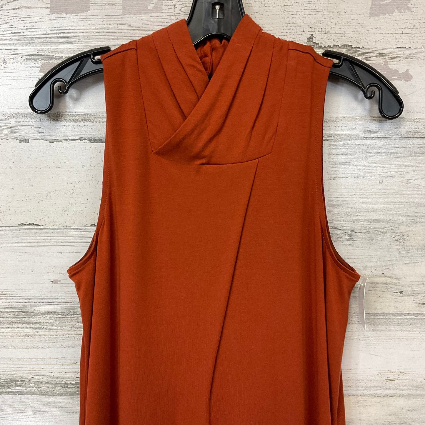 Dress Casual Midi By Garnet Hill In Orange, Size: S