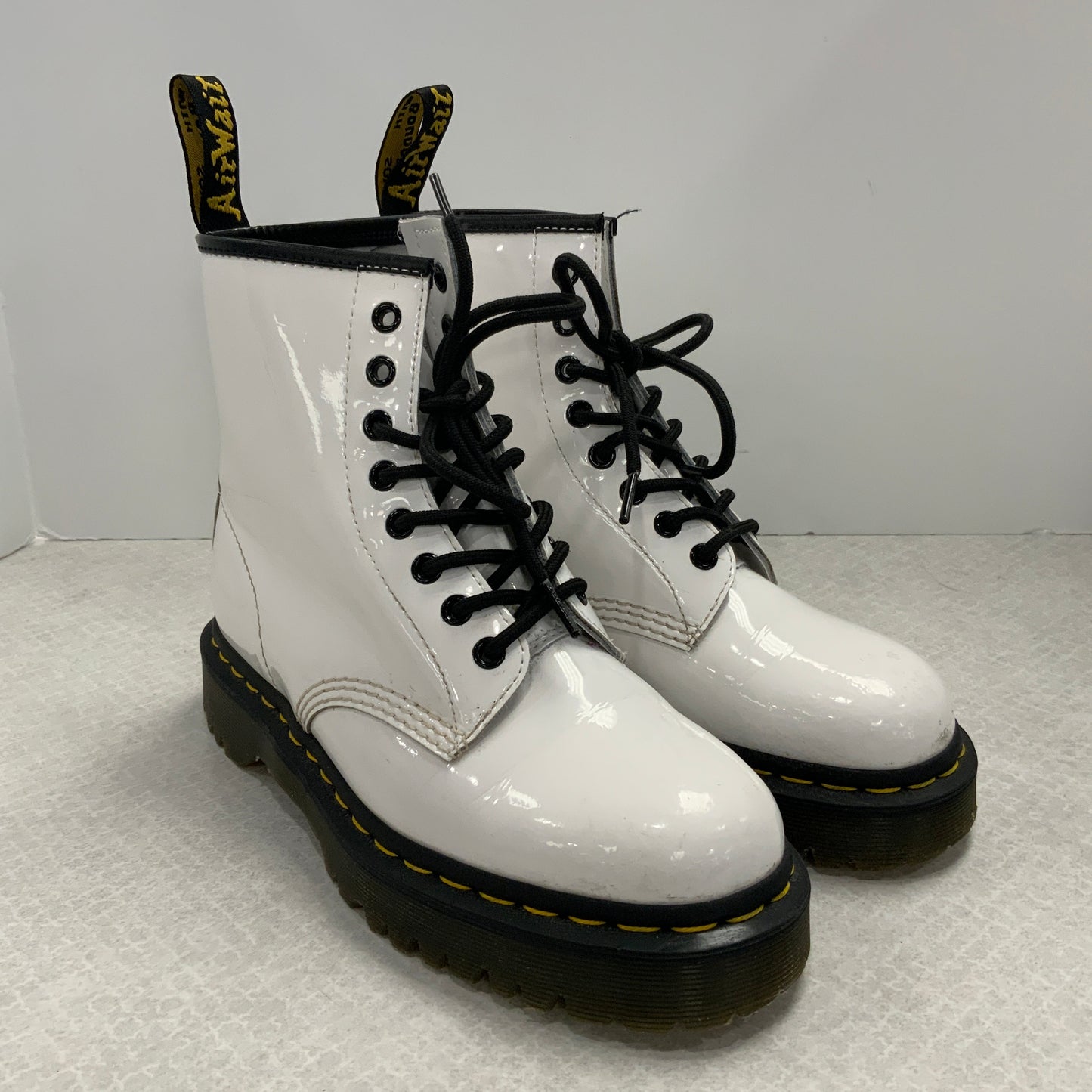 Boots Combat By Dr Martens In White, Size: 7