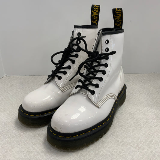 Boots Combat By Dr Martens In White, Size: 7