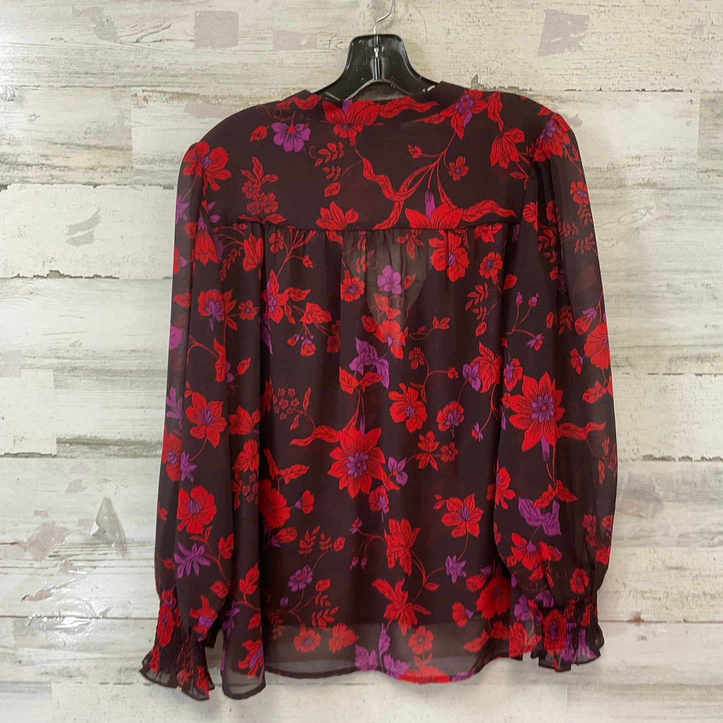 Blouse Long Sleeve By Sanctuary In Red, Size: S