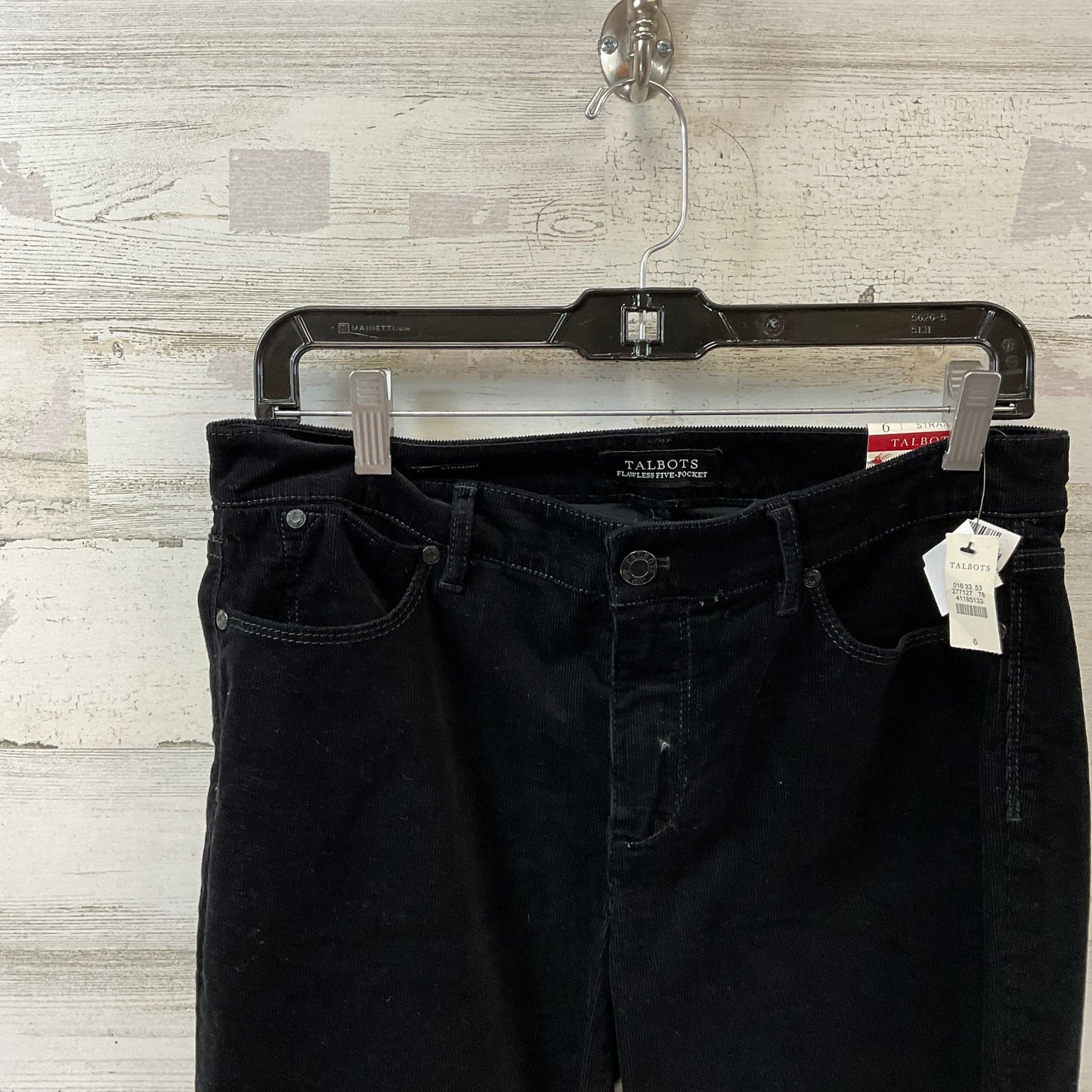 Pants Corduroy By Talbots In Black, Size: 6