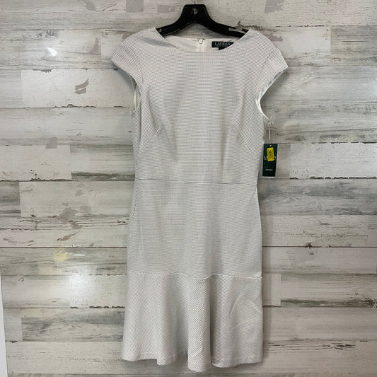 Dress Work By Lauren By Ralph Lauren In White, Size: M