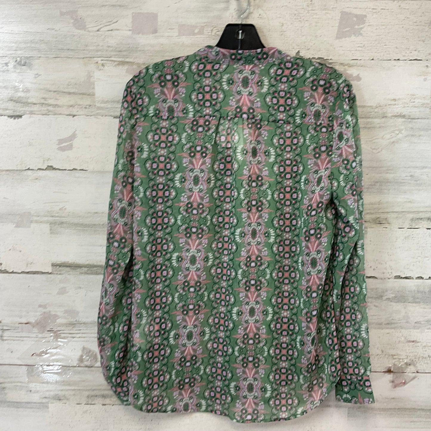 Blouse Long Sleeve By Kut In Green, Size: S