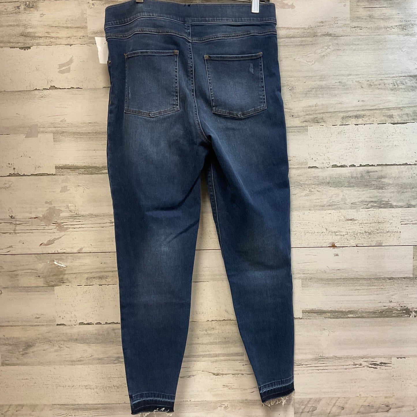 Jeans Jeggings By Spanx In Blue Denim, Size: Xl