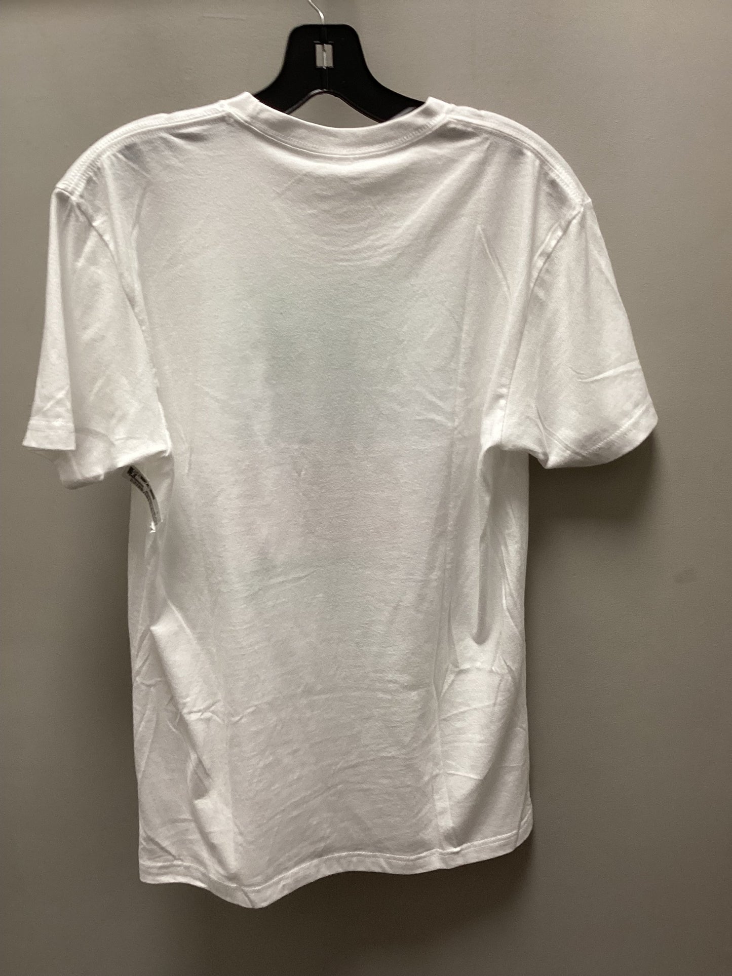 Top Short Sleeve By Next Level In White, Size: L