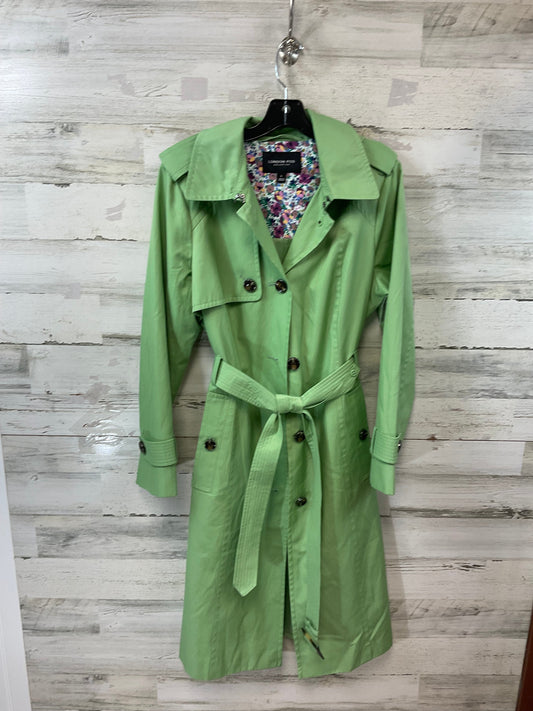 Coat Trench Coat By London Fog In Green, Size: L