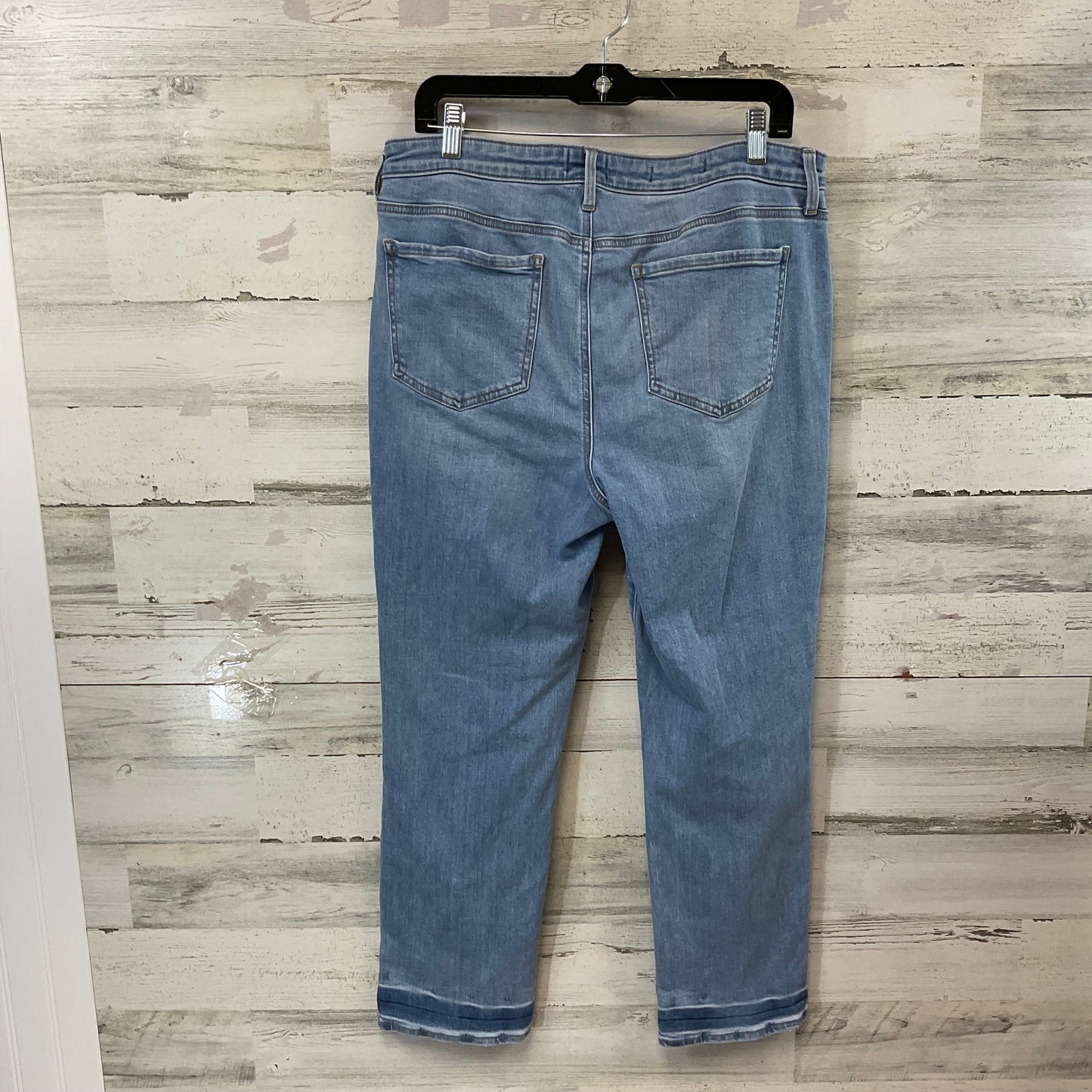 Jeans Straight By Not Your Daughters Jeans In Blue Denim, Size: 12