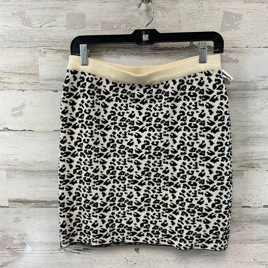 Skirt Mini & Short By Le Lis In Animal Print, Size: L