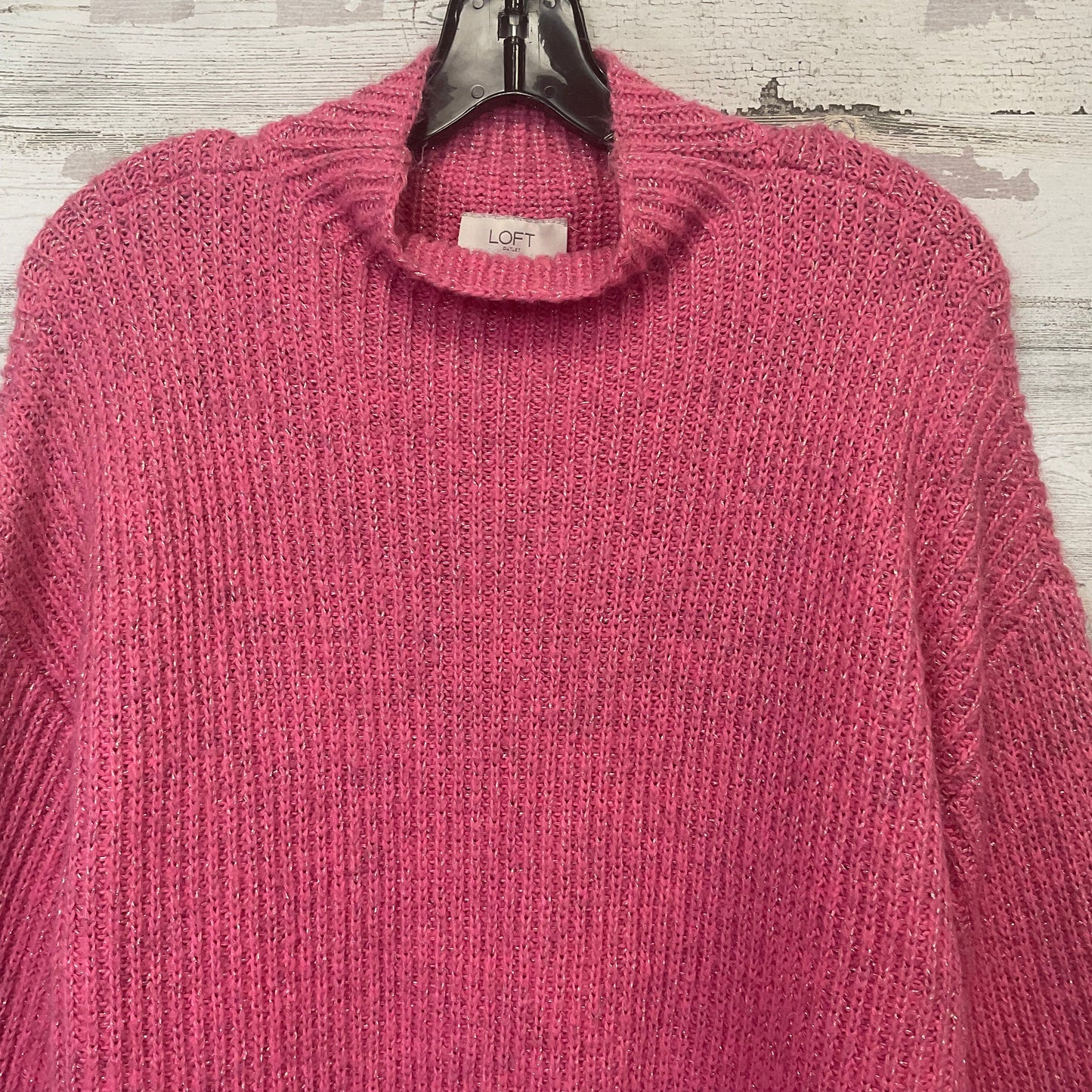 Sweater By Loft In Pink, Size: Xl