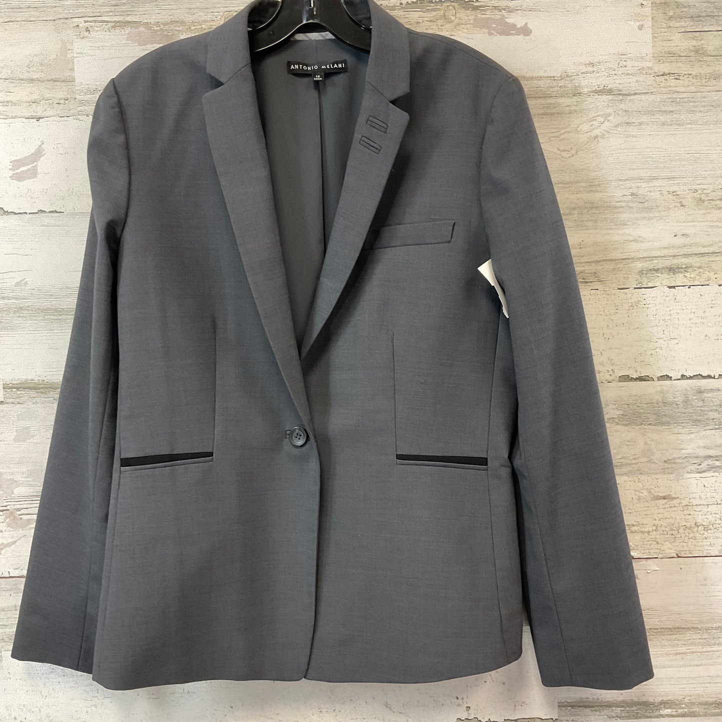 Blazer By Antonio Melani In Grey, Size: L