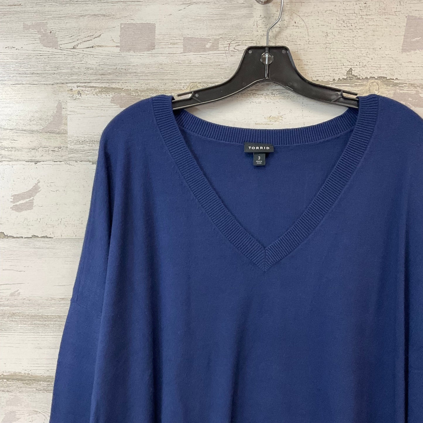 Sweater By Torrid In Blue, Size: 3x