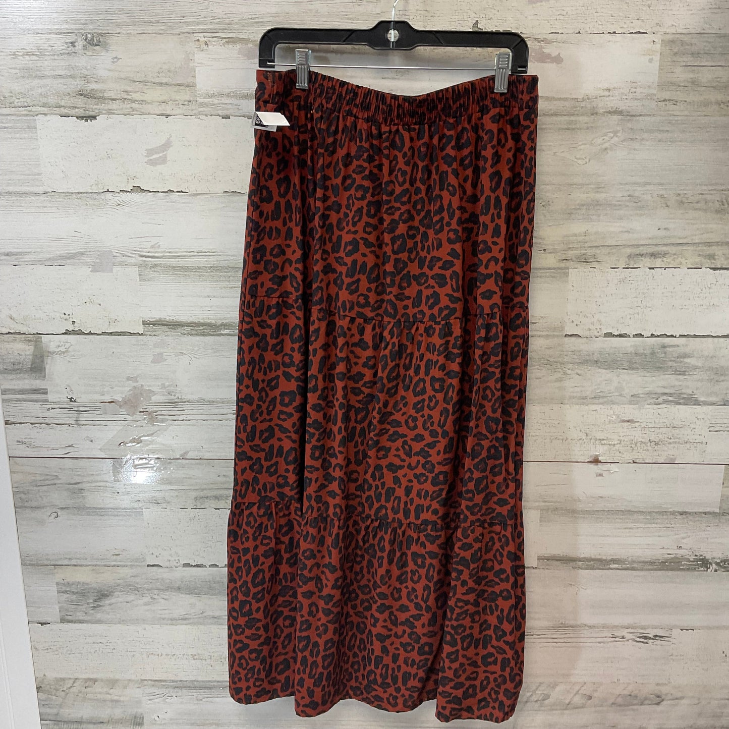 Skirt Midi By Nine West Apparel In Animal Print, Size: M