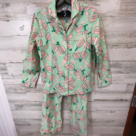 Pajamas 2pc By oak lane  In pink Green, Size: Xs/s