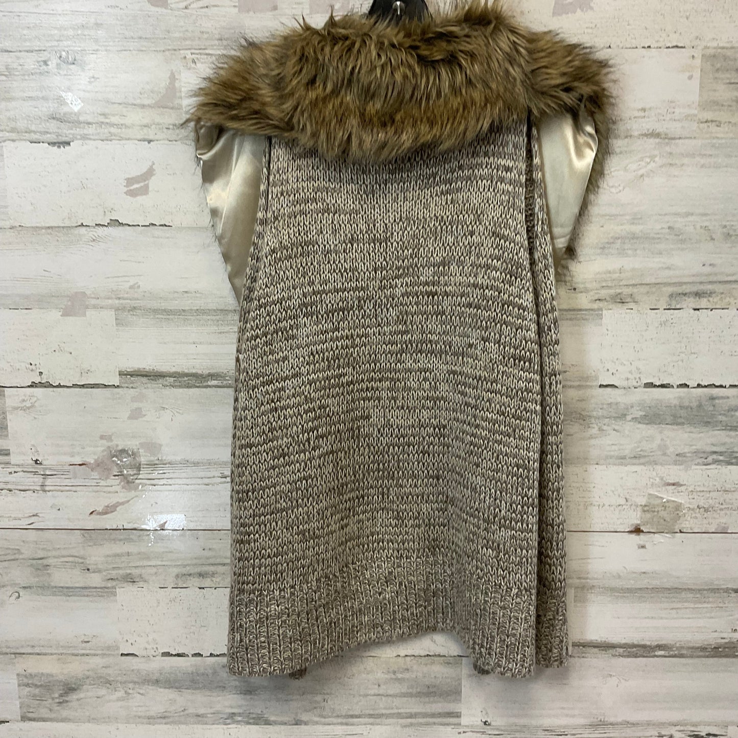 Vest Sweater By Rd Style In Brown, Size: M