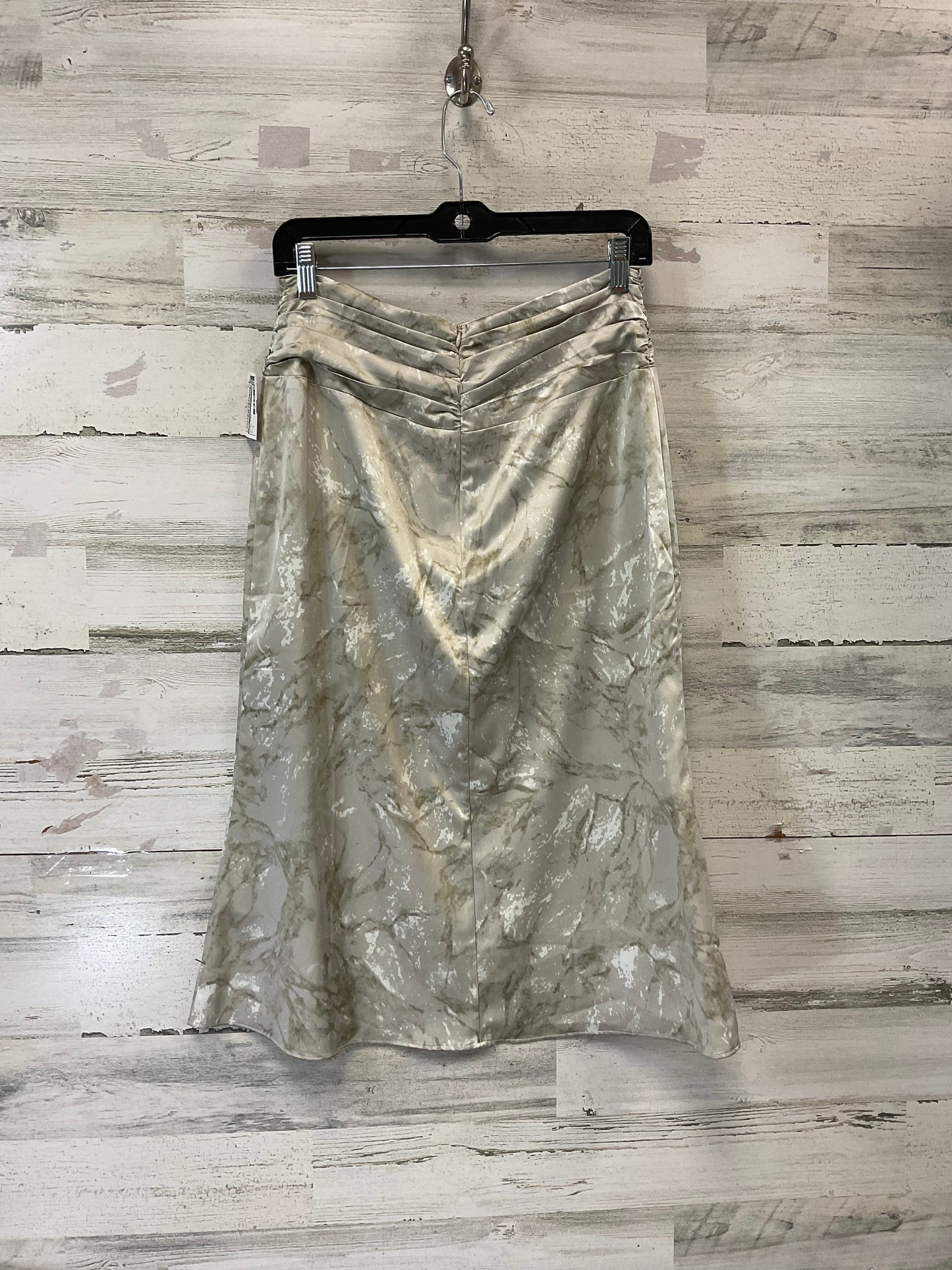 Skirt Midi By Sage In Silver, Size: M