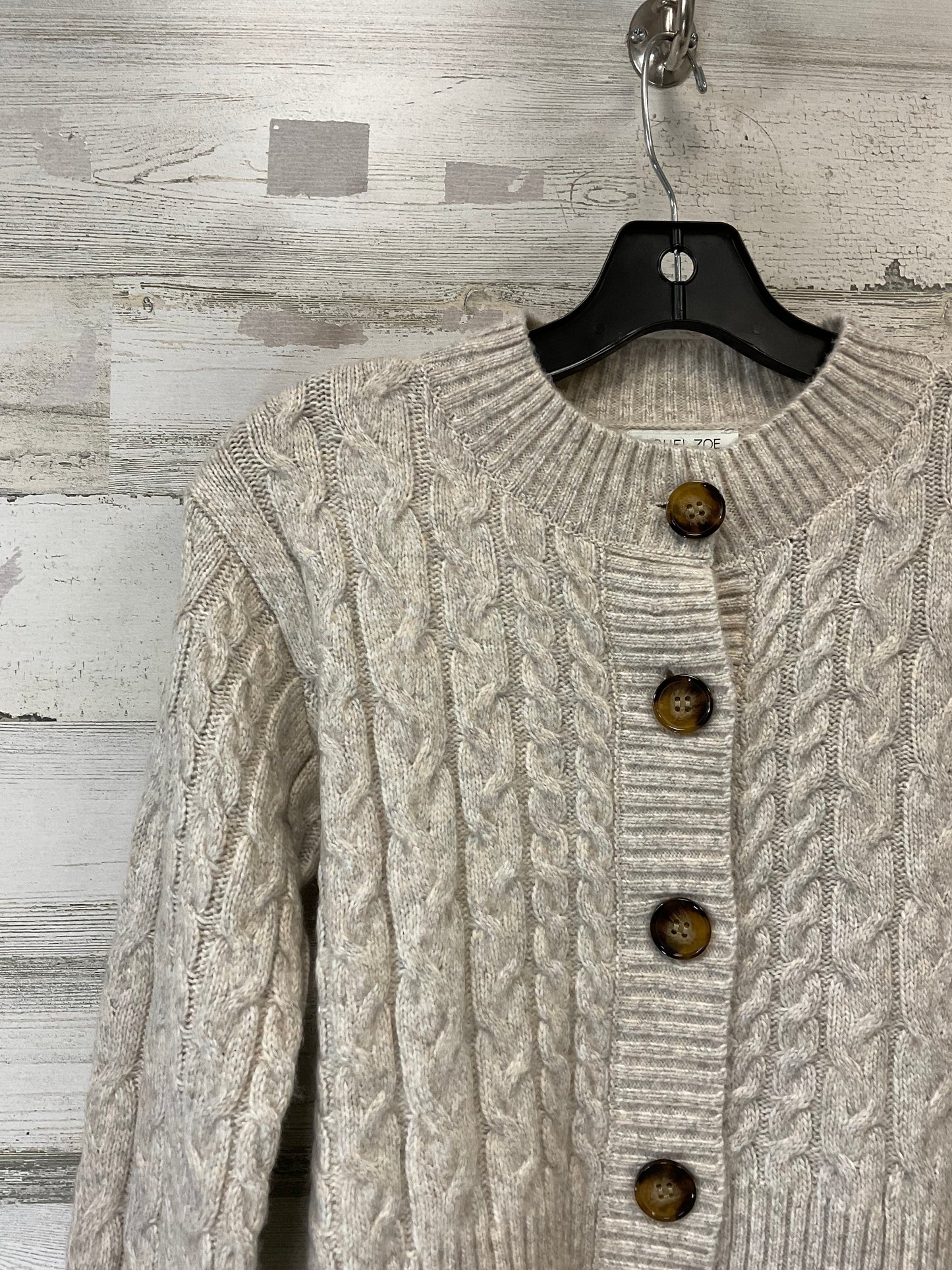 Sweater Cardigan By Rachel Zoe In Tan, Size: Xs