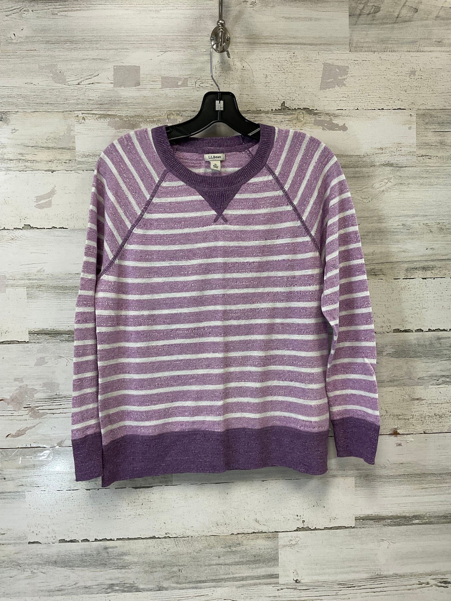 Top Long Sleeve By L.l. Bean In Purple, Size: M