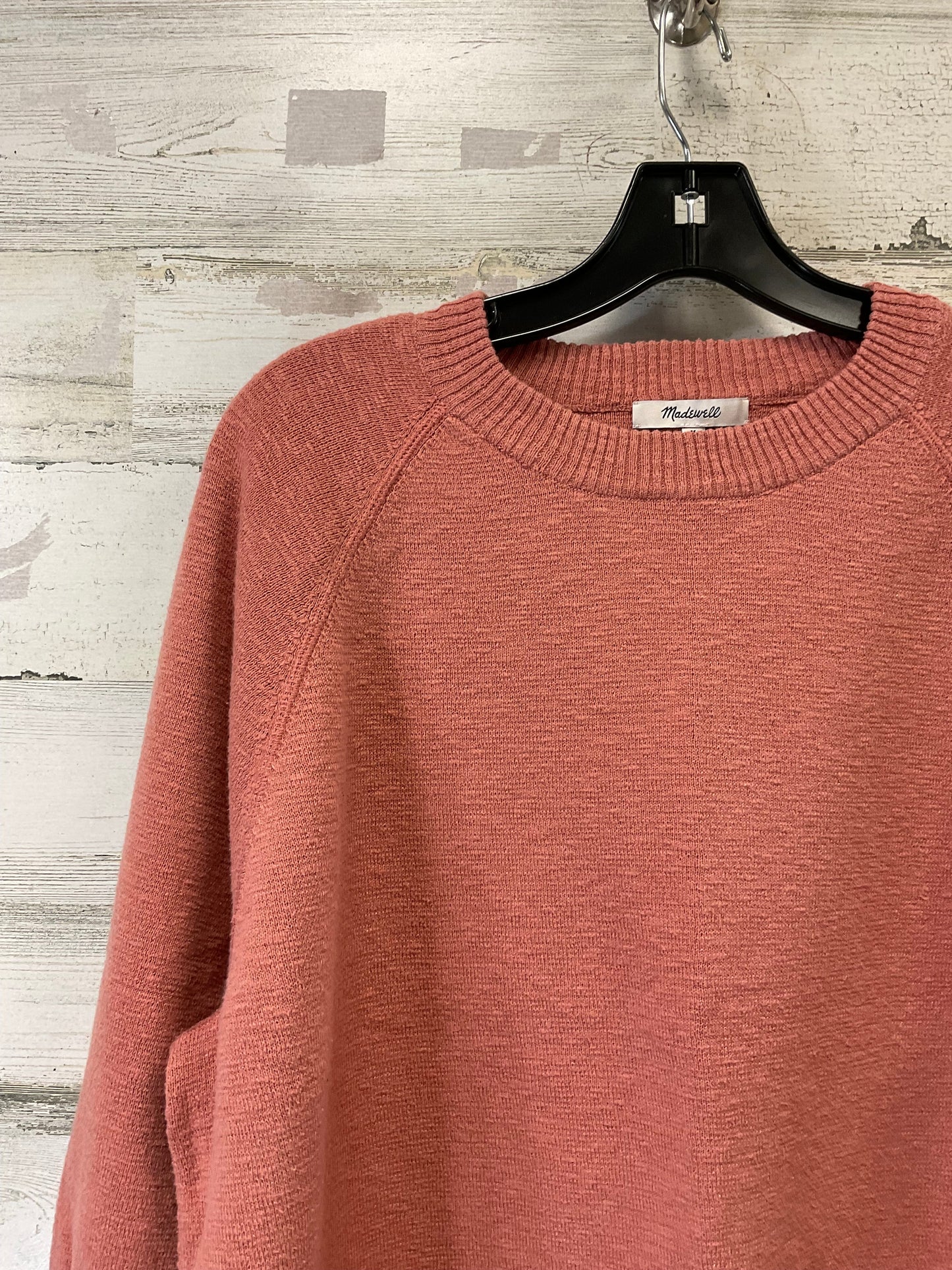 Top 3/4 Sleeve By Madewell In Orange, Size: M