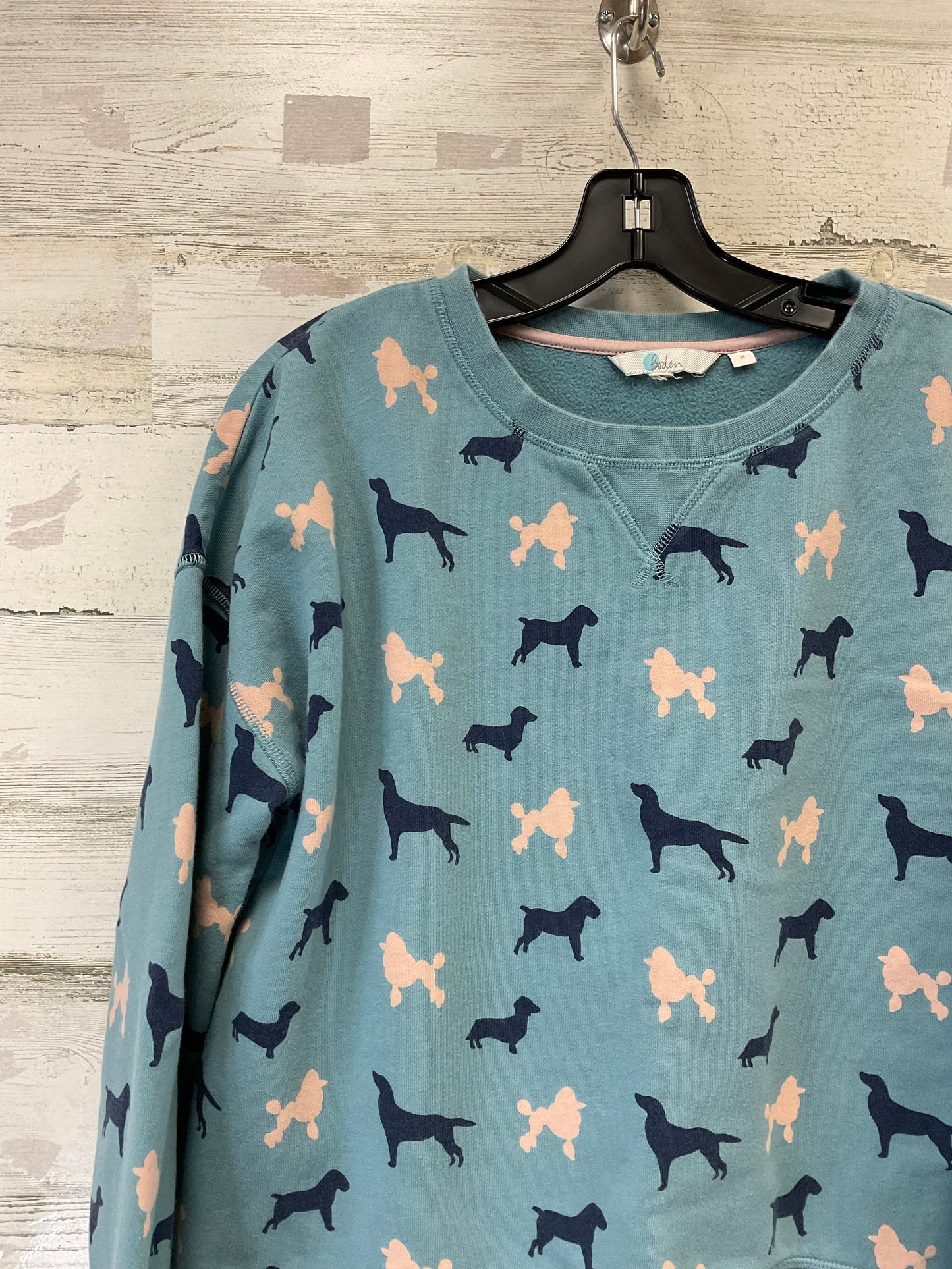 Sweatshirt Crewneck By Boden In Blue, Size: M