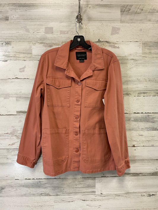 Jacket Shirt By Sanctuary In Orange, Size: L