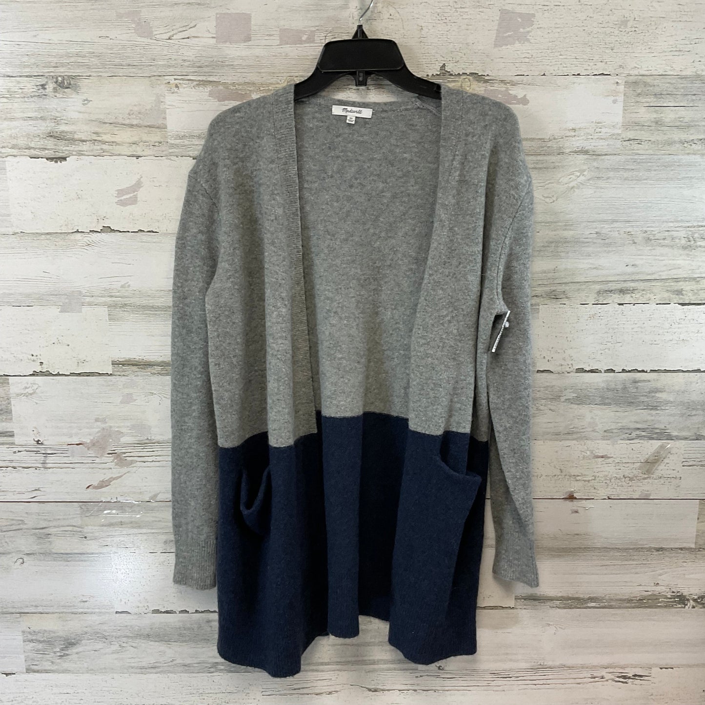 Sweater Cardigan By Madewell In Grey, Size: Xs