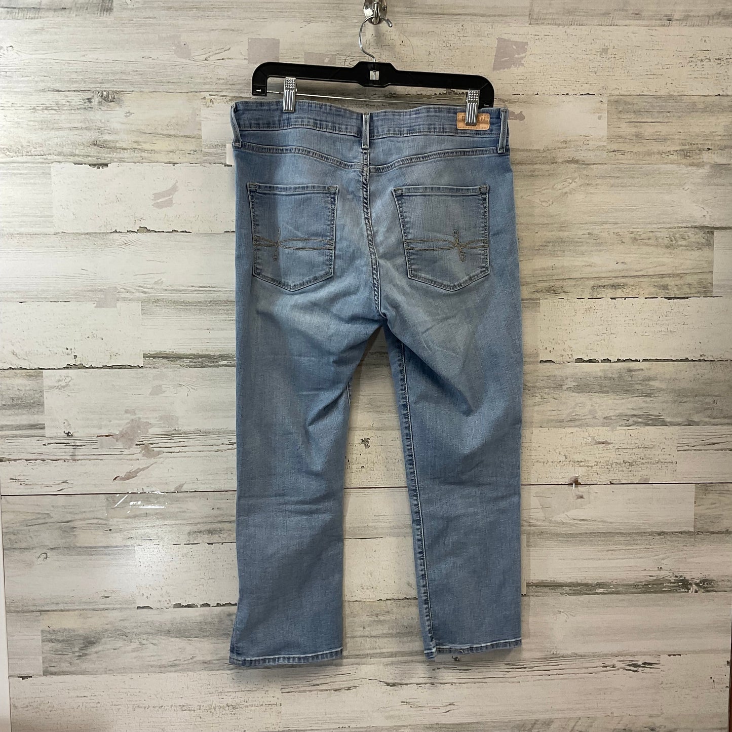 Jeans Skinny By Levis In Blue Denim, Size: 12