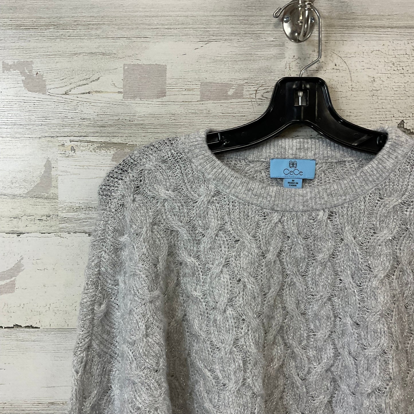 Sweater By Cece In Grey, Size: M