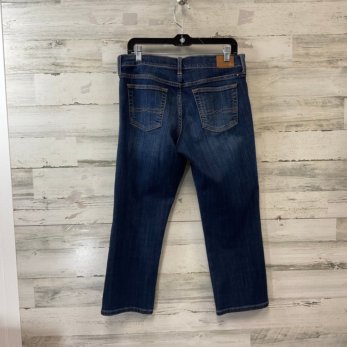 Jeans Cropped By Lucky Brand In Blue Denim, Size: 6