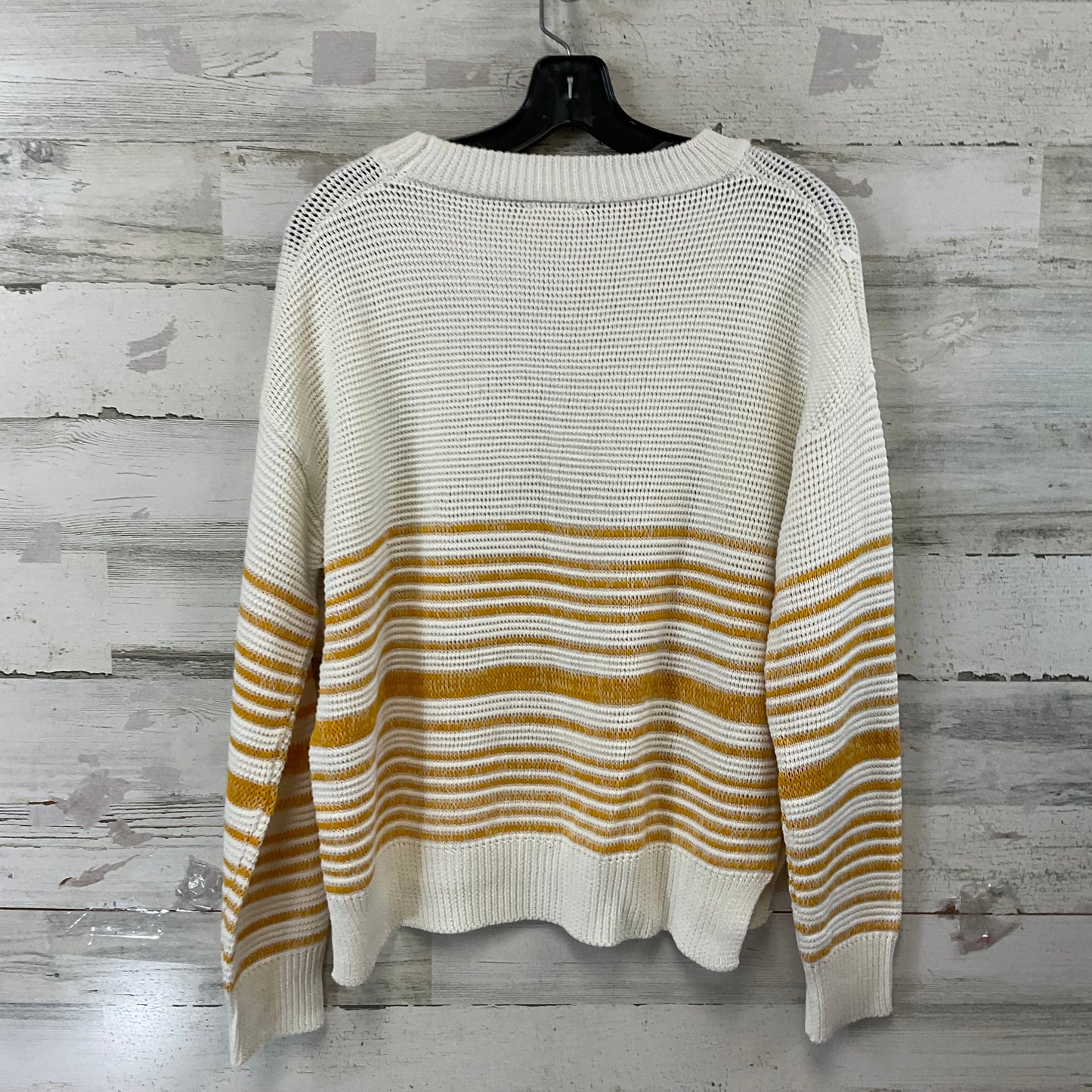 Sweater By Hem & Thread In White, Size: L