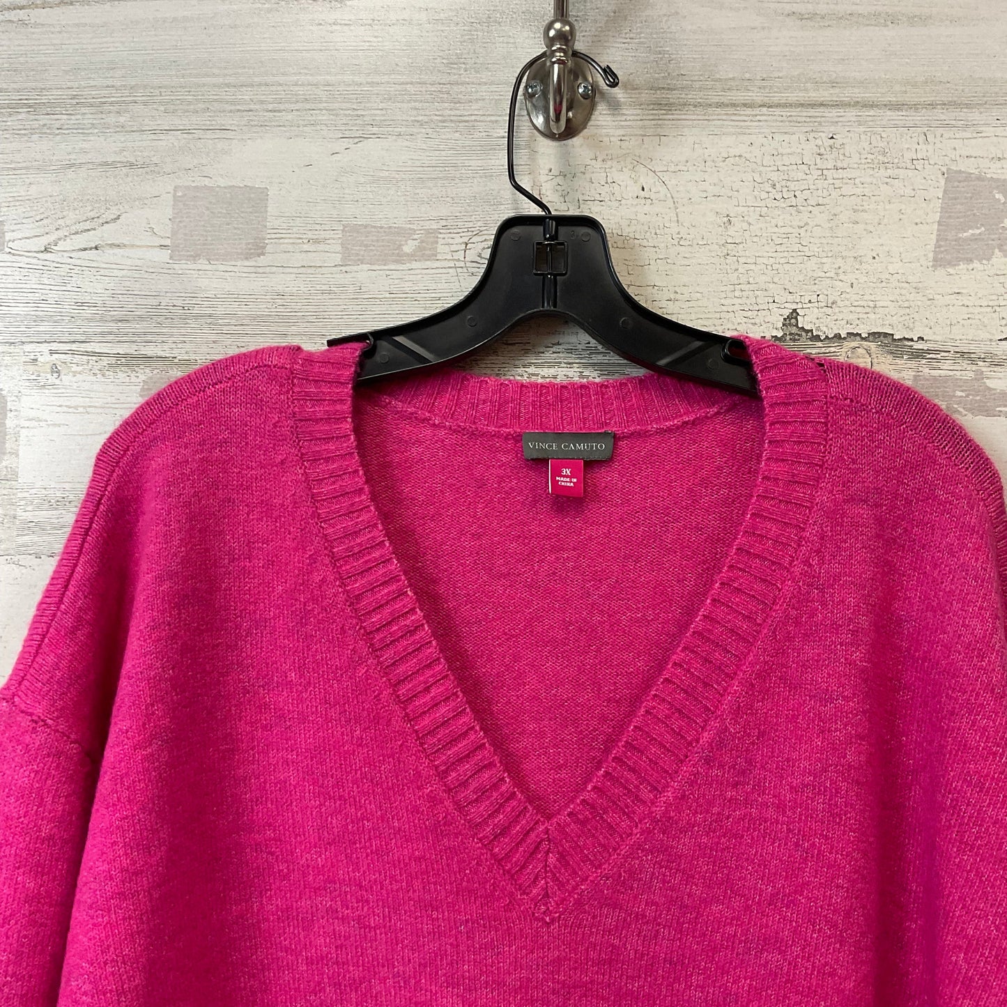 Sweater By Vince Camuto In Pink, Size: 3x