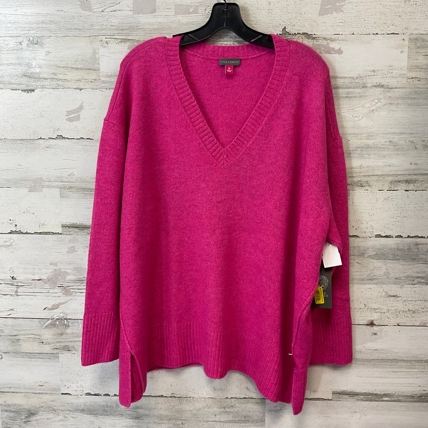 Sweater By Vince Camuto In Pink, Size: 3x