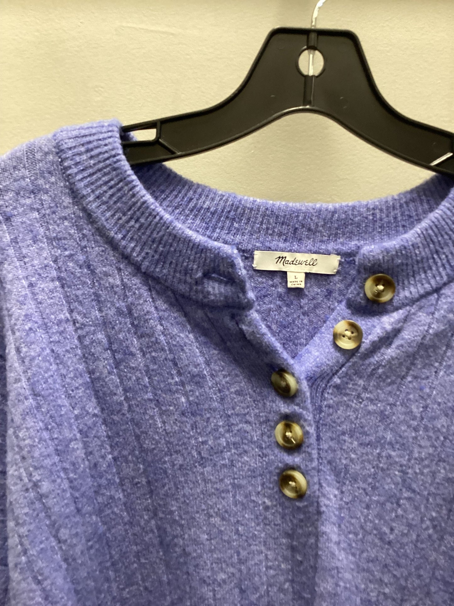 Sweater By Madewell In Blue, Size: L