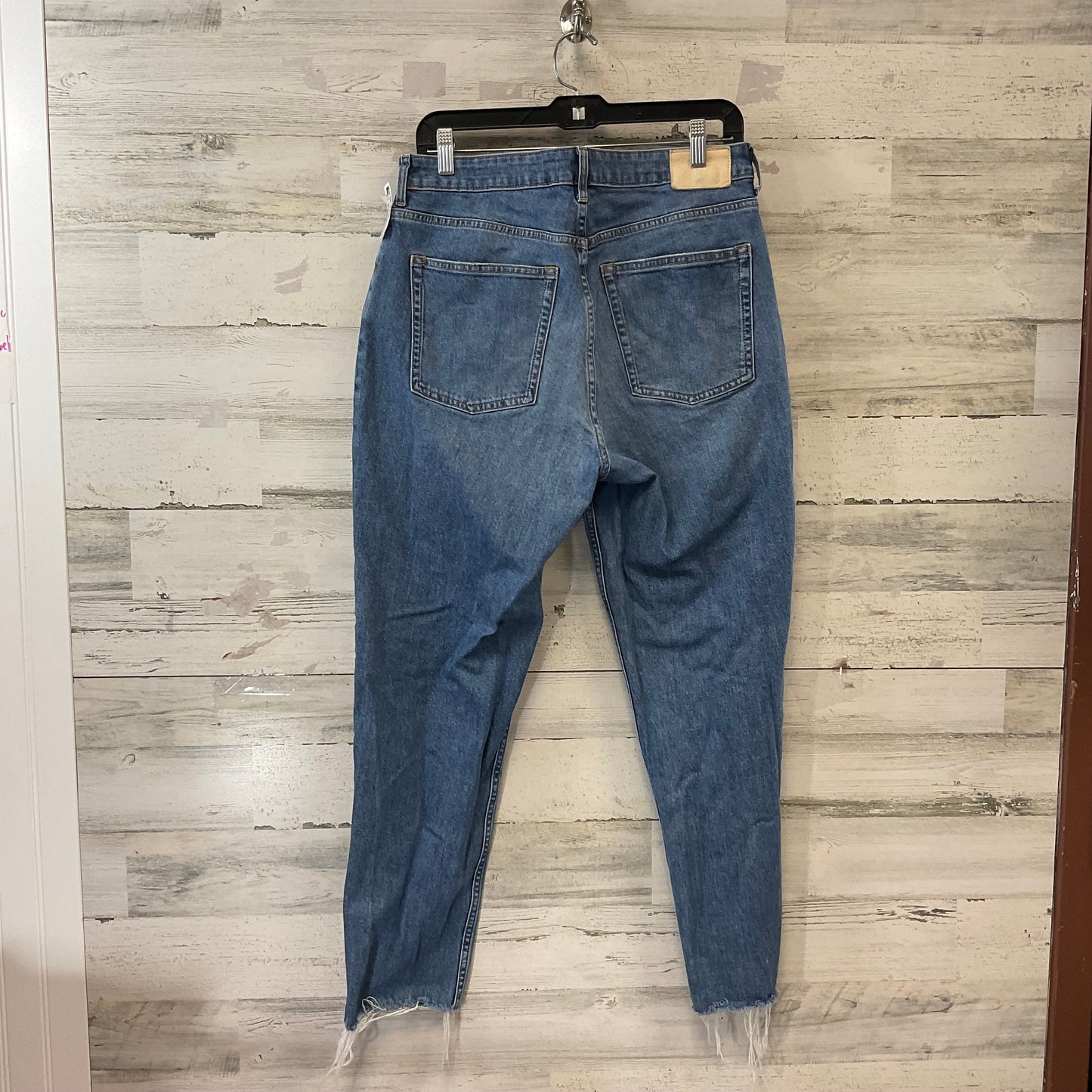 Jeans Straight By Everlane In Blue Denim, Size: 12