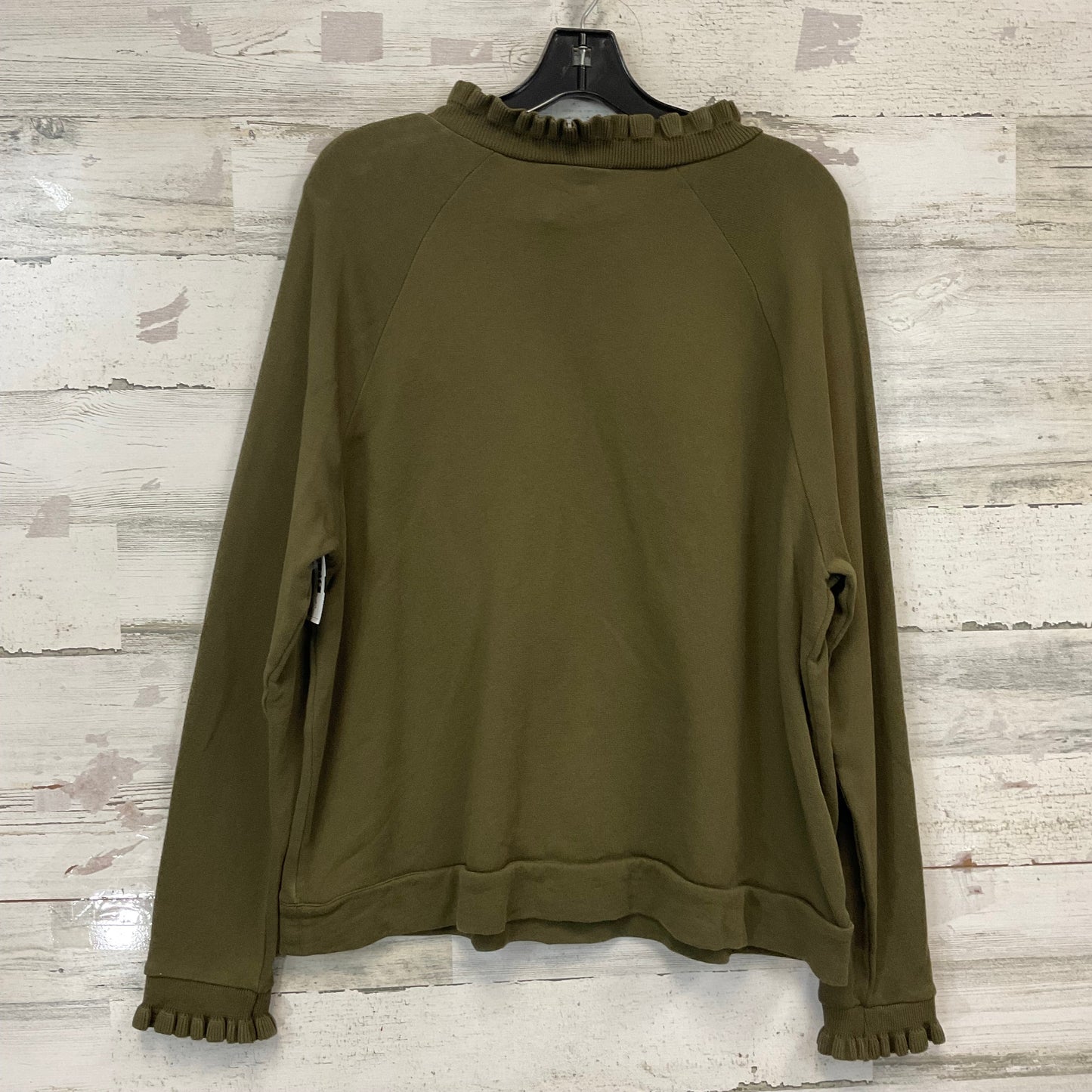 Top Long Sleeve By Talbots In Green, Size: Xlp