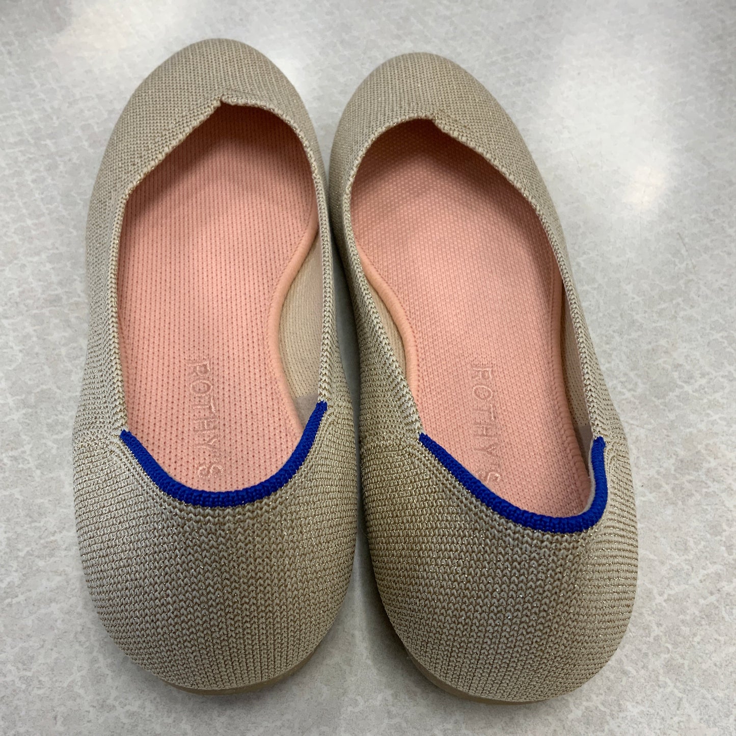 Shoes Flats By Rothys In Tan, Size: 9.5