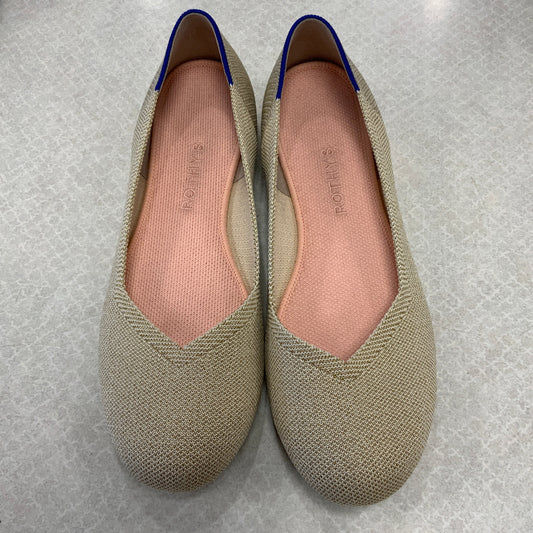 Shoes Flats By Rothys In Tan, Size: 9.5