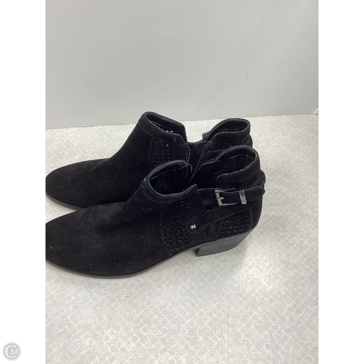 Boots Ankle Heels By Vince Camuto In Black, Size: 9