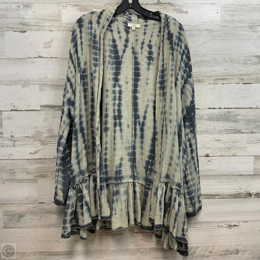 Cardigan By Easel In Grey, Size: L