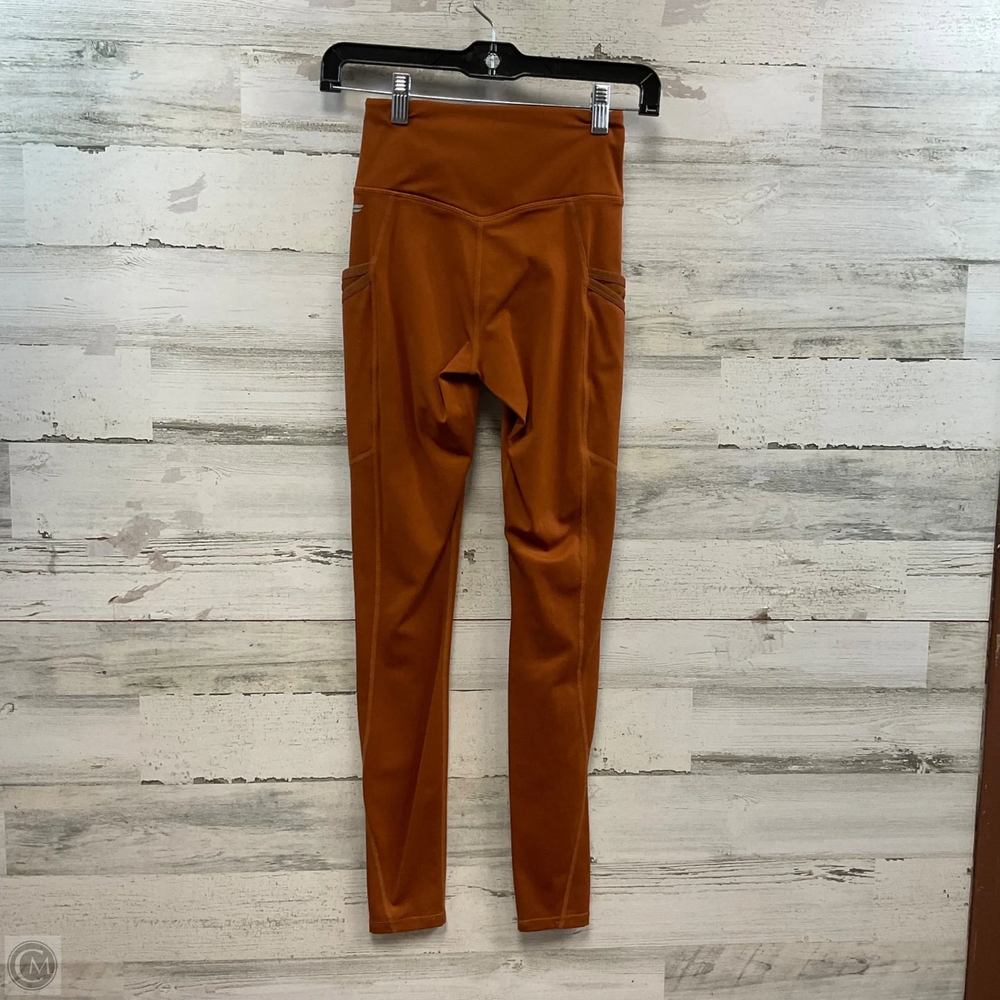 Athletic Leggings By Fabletics In Orange, Size: Xxs