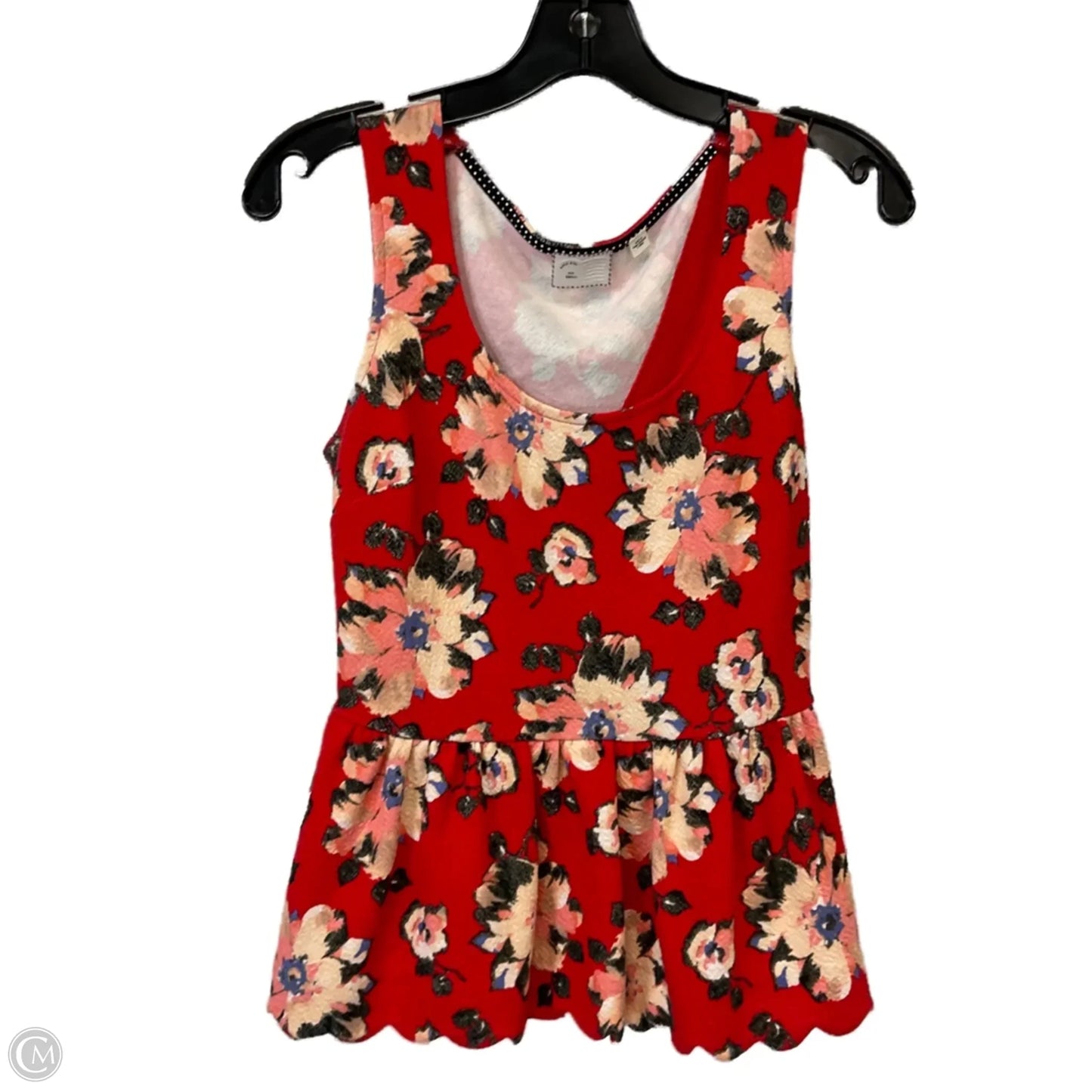 Top Sleeveless By Anthropologie In Red, Size: S