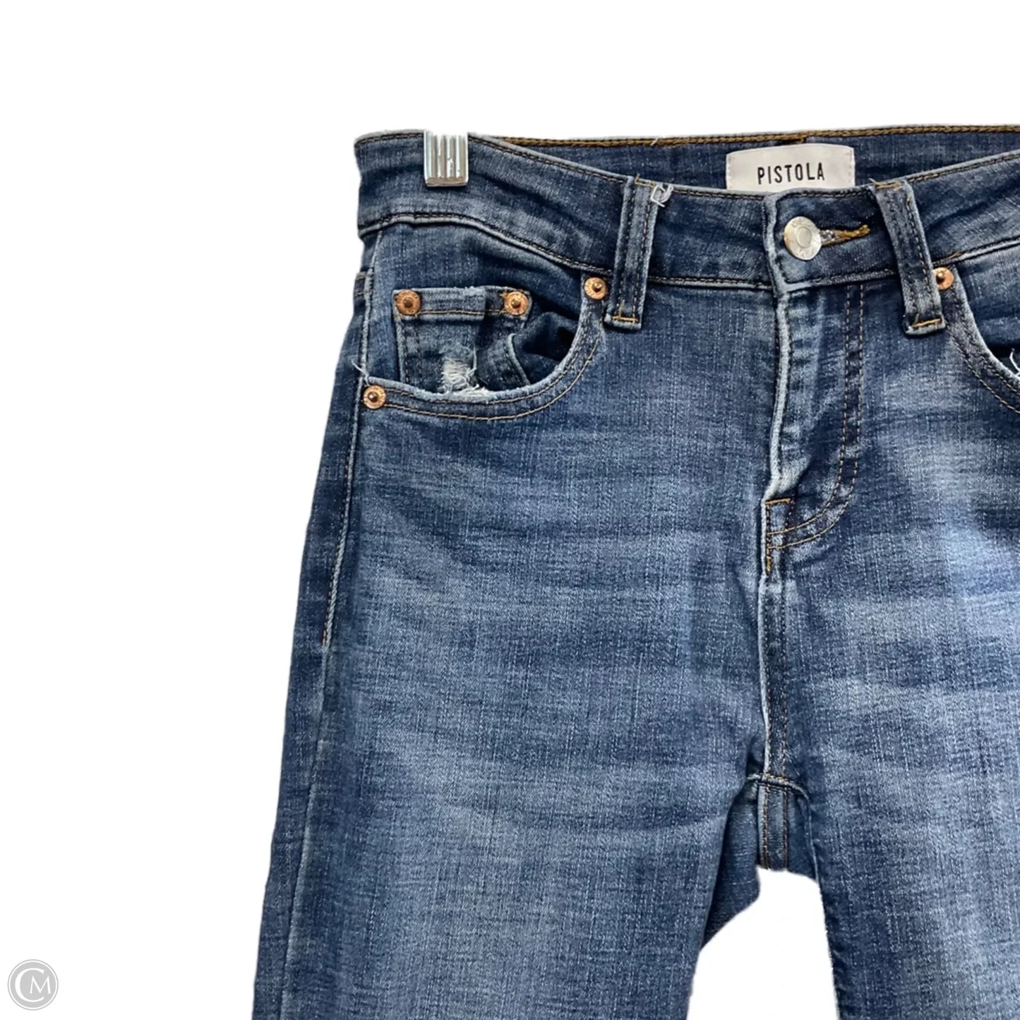 Jeans Skinny By Pistola In Blue Denim, Size: 0