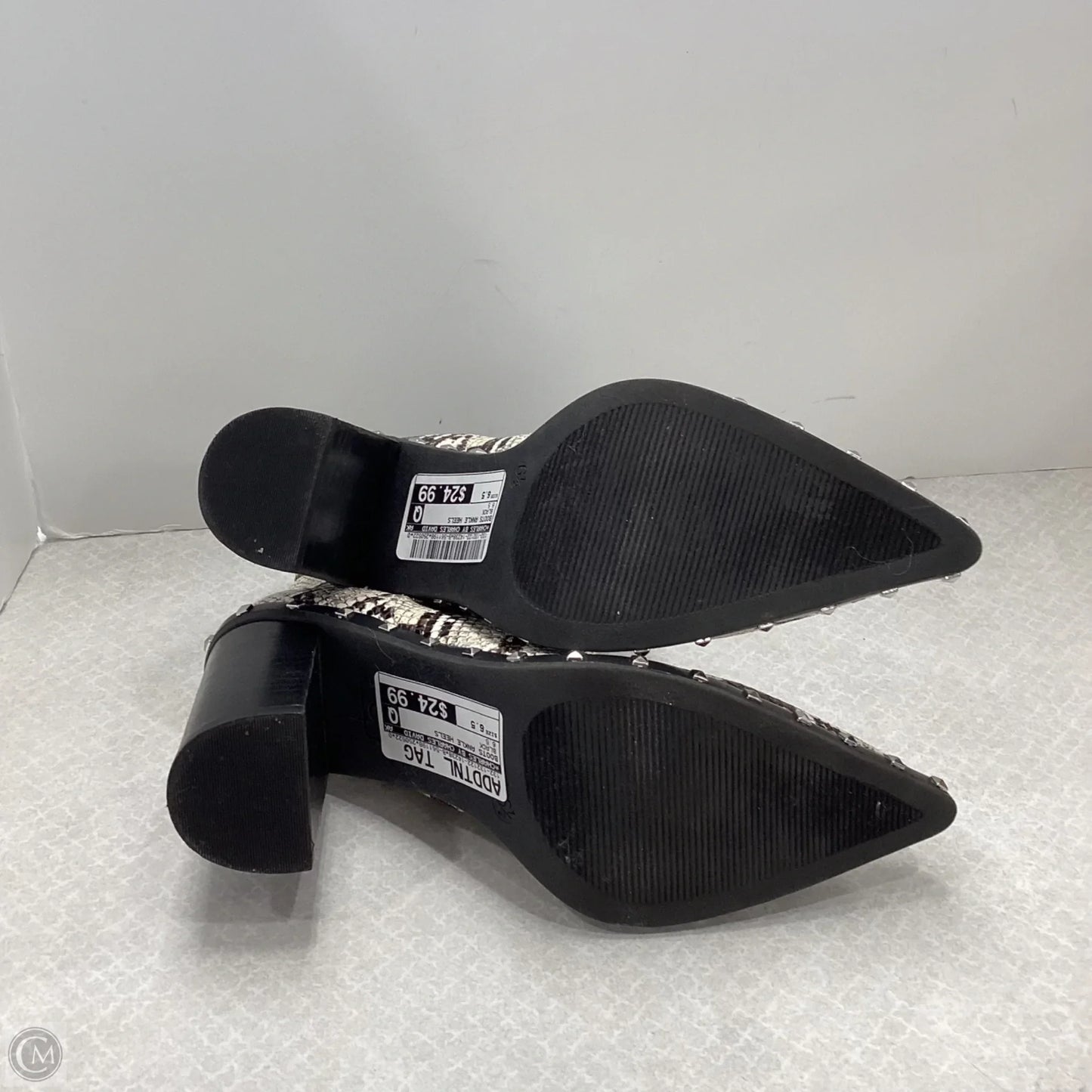 Boots Ankle Heels By Charles By Charles David In Black, Size: 6.5