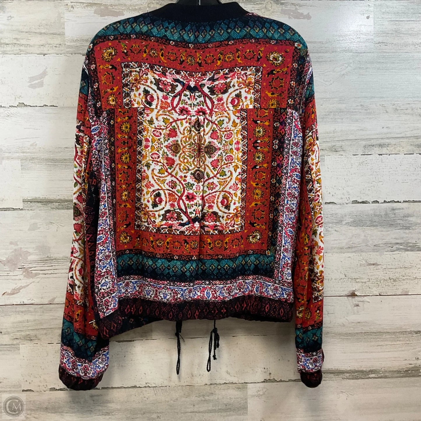 Jacket Other By Clothes Mentor In Black & Orange, Size: L