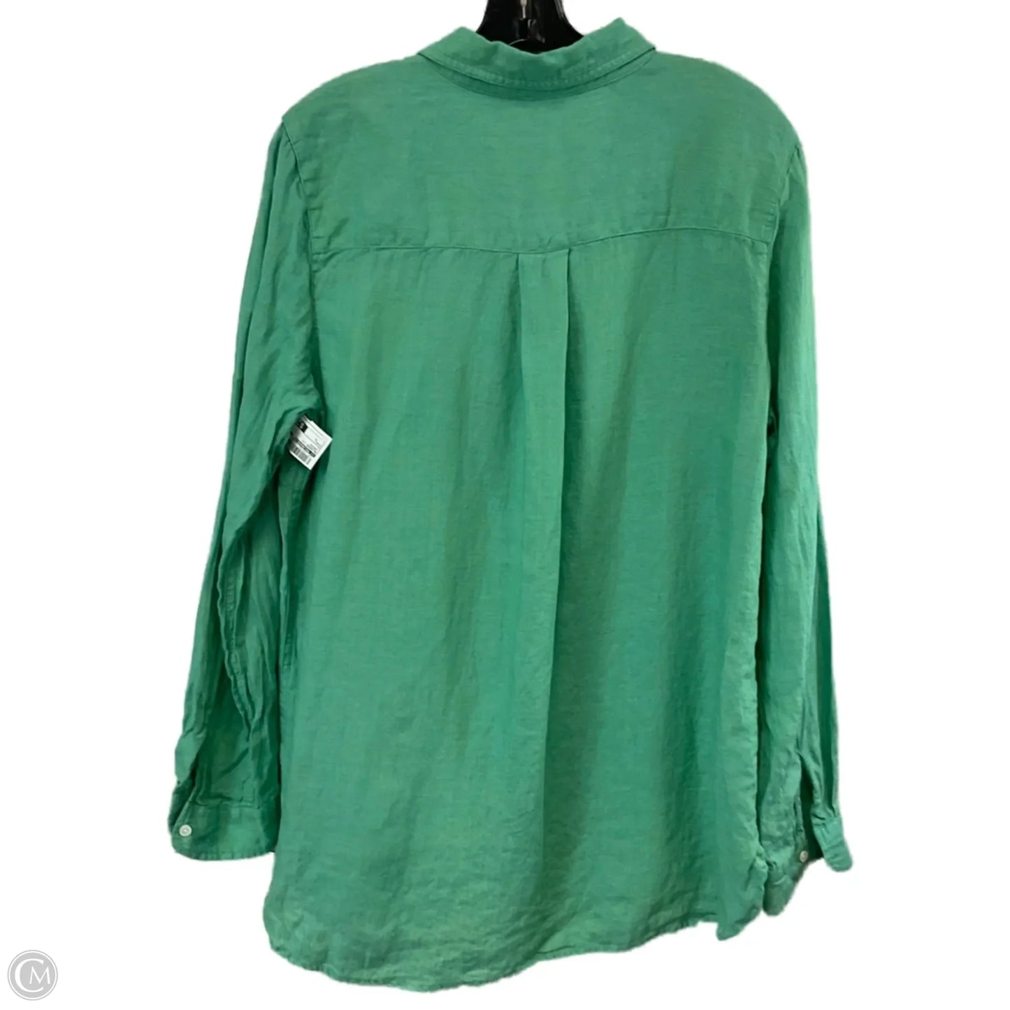 Blouse Long Sleeve By J Mclaughlin In Green, Size: L