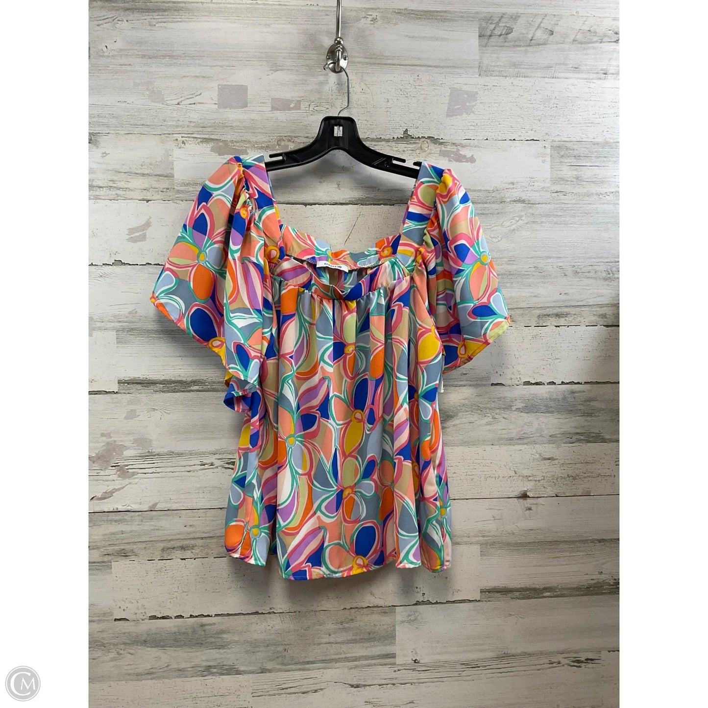 Top Short Sleeve By SUMMER10 In Pink, Size: L