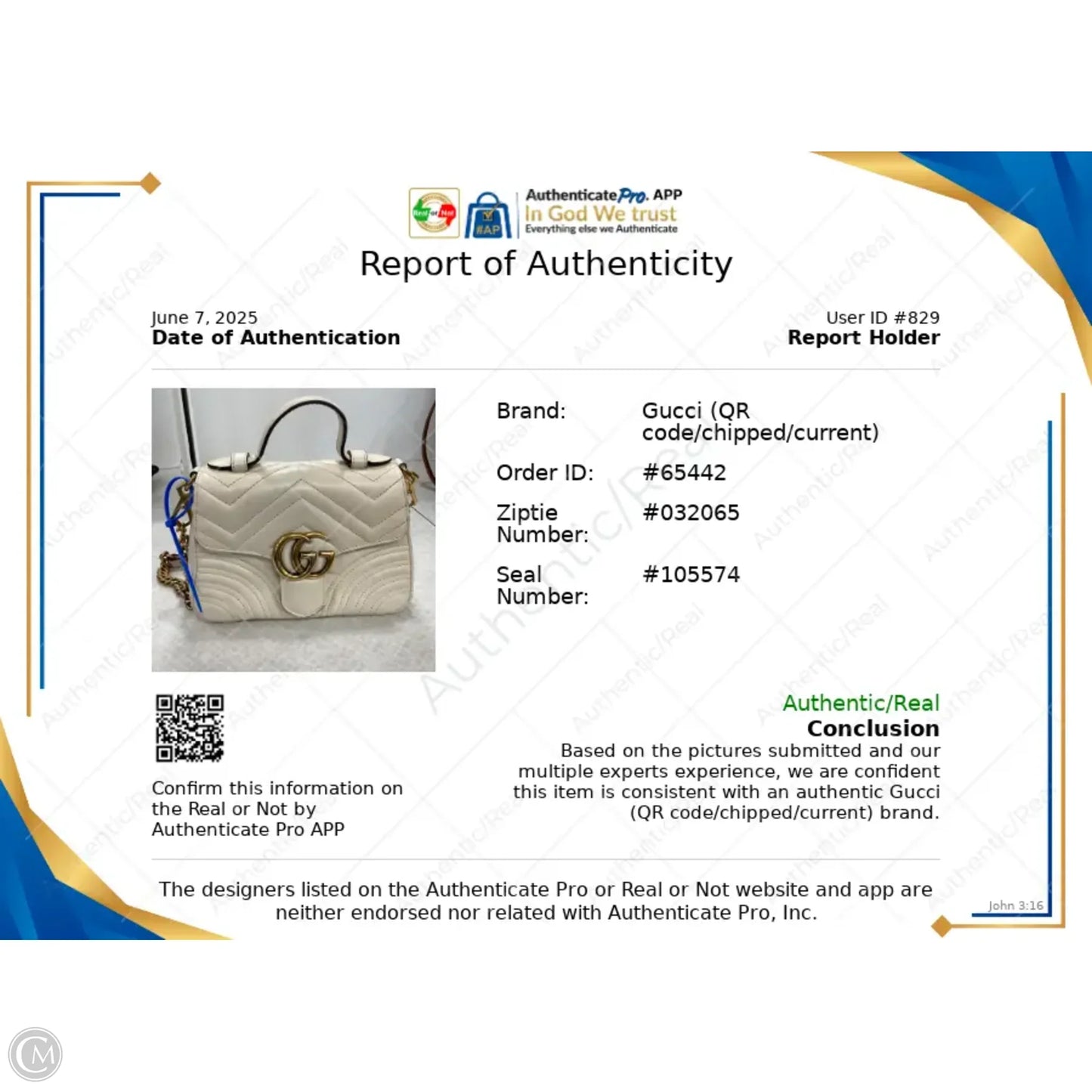 Crossbody Luxury Designer By Gucci, Size: Small