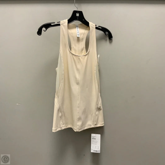 Athletic Tank Top By Athleta In Cream, Size: Xs