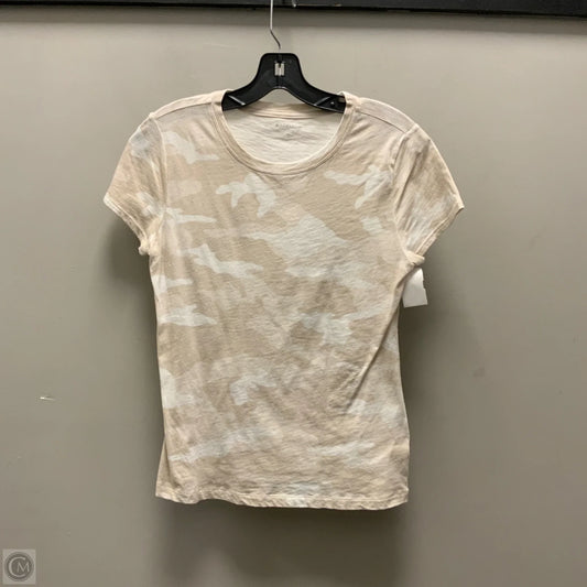 Athletic Top Short Sleeve By Athleta In Tan, Size: Xs