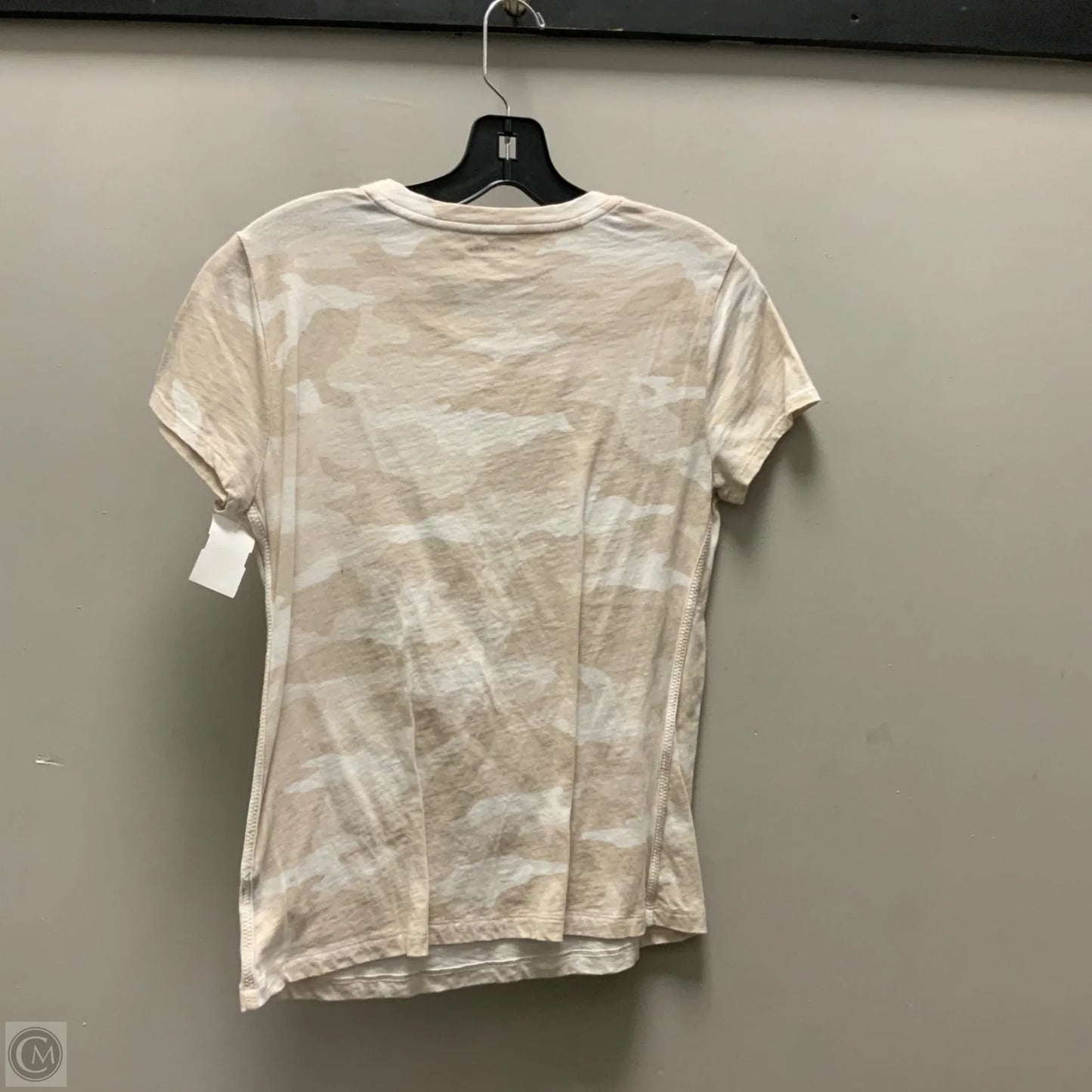 Athletic Top Short Sleeve By Athleta In Tan, Size: Xs